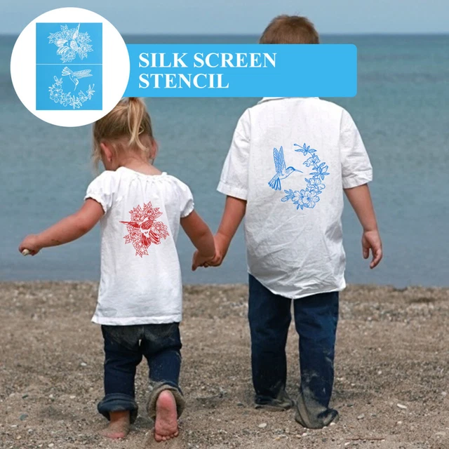 3 blätter Haushalt Zarte Silk Druck Schablone Für Druck DIY Hause 2