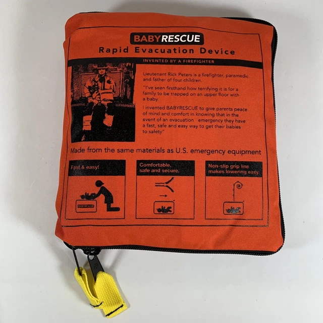 Dispositivo de evacuación rápida de emergencia para bebés, escape de incendios pisos superiores baja