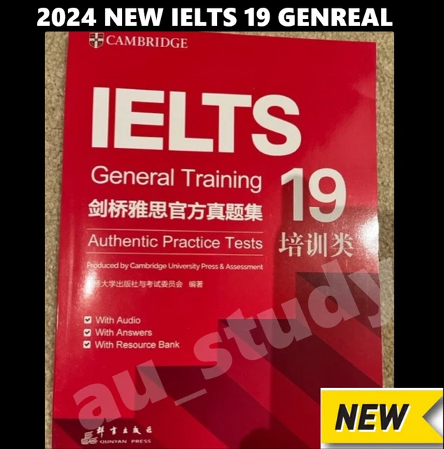 2024 AU STOCK LATEST NEW Cambridge IELTS 1119 General Books with