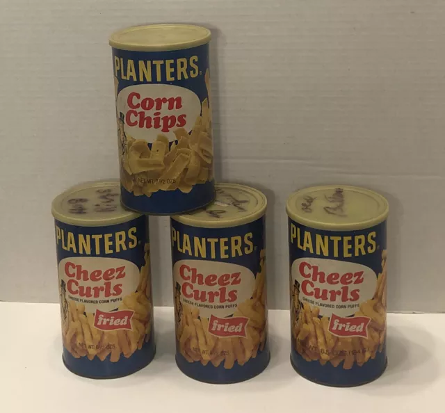 Planters Cheez Curls Cheese Flavored Snacks 6.5 oz Older, Maybe Vintage Era