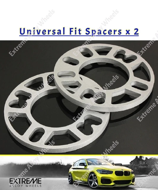 5MM HUB CENTRIC ALLOY WHEEL SPACERS FOR FORD 4X108 PCD 63.4 PAIR