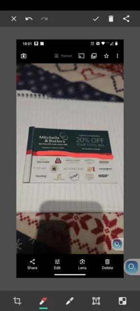 Mitchells and Butlers 20 % off 'Total Bill discount Voucher' for upto 10 people Mitchells and Butlers 20 % off 'Total Bill discount Voucher' for upto 10 people