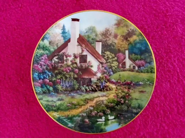 Franklin Mint '' A Cosy Glen '' Limited Edition Display Plate PD10513