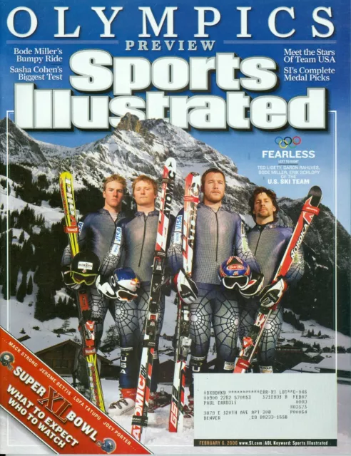 SPORTS ILLUSTRATED 2006 Winter Olympics Preview - Bode Miller, US Ski ...