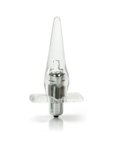 Mini Vibro Tease - Plug Vibrador Transparente