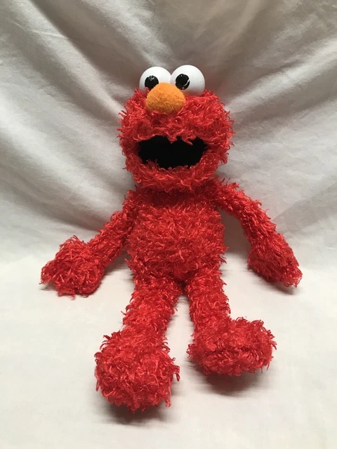 Elmo Sesame Street Soft Plush Fisher Price Stuffed Fuzzy Toy Animal 2008 Mattel