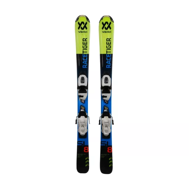 Gebrauchte Ski Junior Völkl racetiger SL + Bindungen - Qualität A - 100 cm