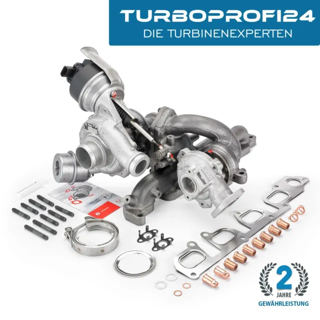 Bi-Turbolader 03L145701G VW T5 T6 Multivan 10009930098 132kw 03L145715D CFCA