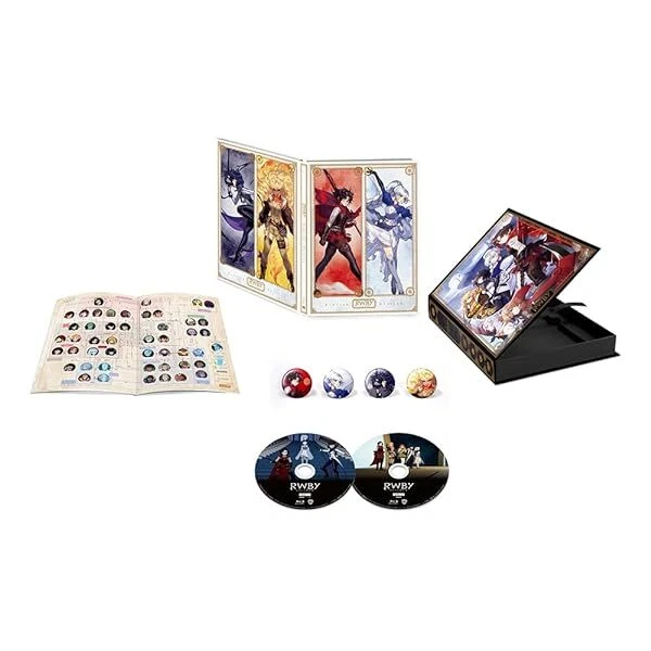 Ruby Volume 8 NEW RWBY VOLUME 8 First Limited Edition Blu-ray Booklet Can Badge Japan ...