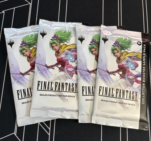 MTG FINAL FANTASY Collector Booster Sample Packs Set of 4 Sealed ...