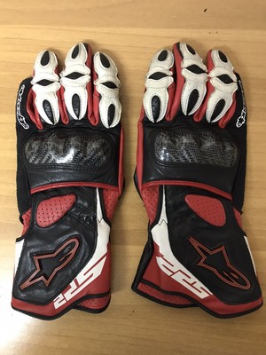 Alpinestars Guanti Moto in Pelle Traspiranti Alpinestars STELLA SP-2 Gloves con Protezioni 