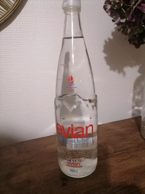 Lot De 2 Bouteilles Evian Collector – Jeux Olympiques Albertville 92 – Verre
