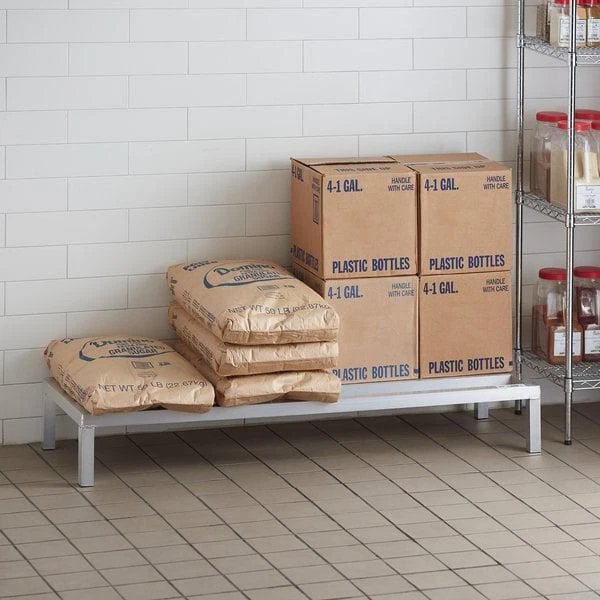 Aluminum Dunnage Rack NSF 1,200 Lb Capacity Restaurant Kitchen Home Freezer Safe