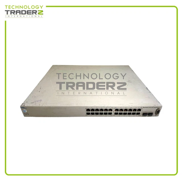Switch Baystack 450-24T 24 Ports 10/100 Avec RPSU Et Module Fibre Testé