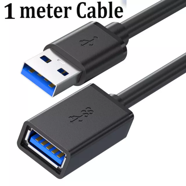 1/2/3/5meter High-Speed USB to USB Extension Cable USB 3.0 Adapter Extender Cord