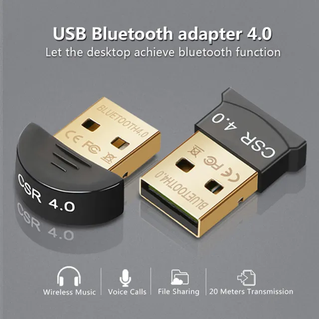 Mini USB Bluetooth Adapters V 4.0 Dual Mode Wireless Dongle CSR 4.0 Win7 /-YH -m