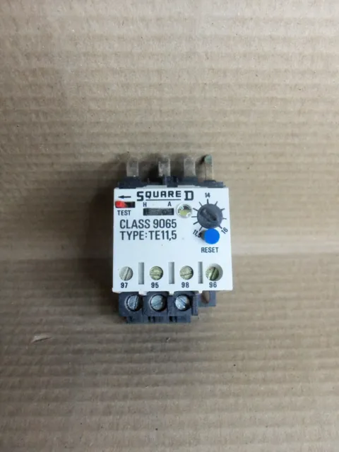 New Square D 9065 Type Te11.5 Overload Relay