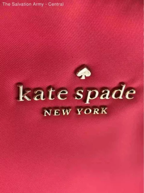 Kate Spade New York Womens Pink Inner Pockets Zipper Shoulder Strap Backpack 3