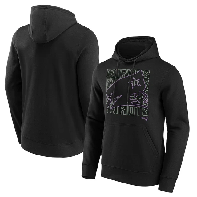 New England Patriots Hoodie (Size XL) Men's NFL Frame Graphic Hoodie - New