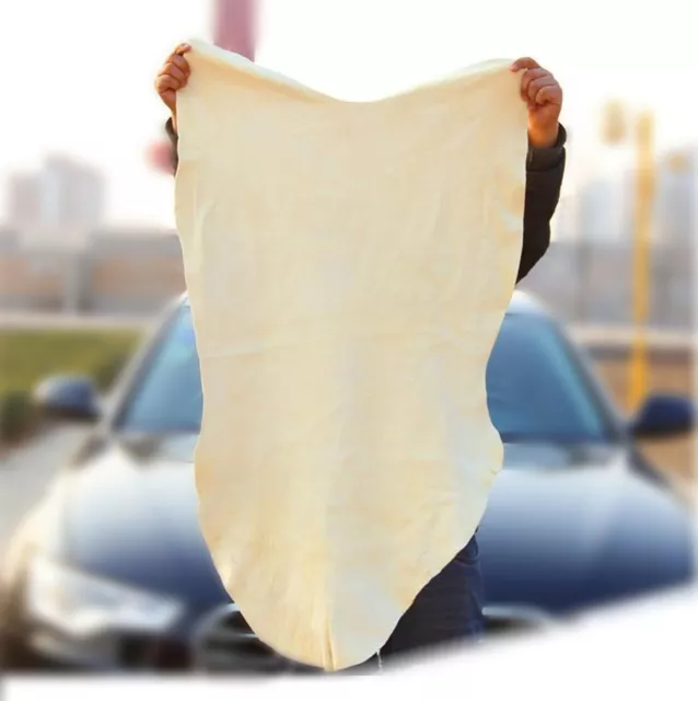 3 sq ft Genuine Chamois Leather Best Quality Car cloth tanned Sheepskin large