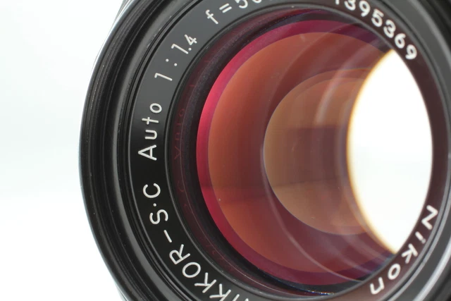 [Near MINT] Nikon Nikkor-SC Auto 50mm f1.4 Lens From JAPAN