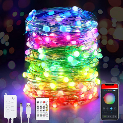 con luce LED a forma di neve/pupazzo di neve/strisce RGB Puntale per albero di Natale spina UK con LED regolabile con luci 3D glitterate cavo da 3 m Stripe RGB ALLOMN 