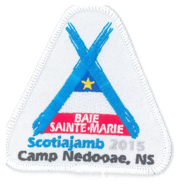 Scotiajamb 2015 Baie Sainte-Marie embroidered badge crest patch