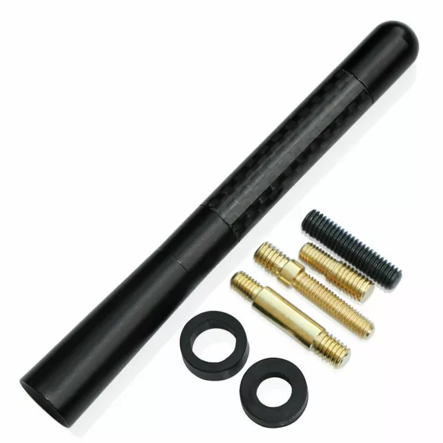 8 cm Antenna Stelo Corto Per Fiat 500 Panda Grande Punto Tipo Abarth Carbonio