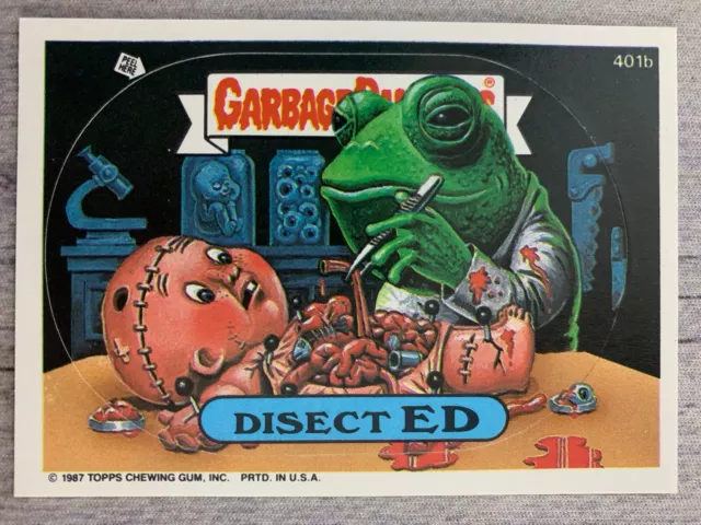 Garbage Pail Kids OS10 GPK 10th Series Disect Ed Card 401b