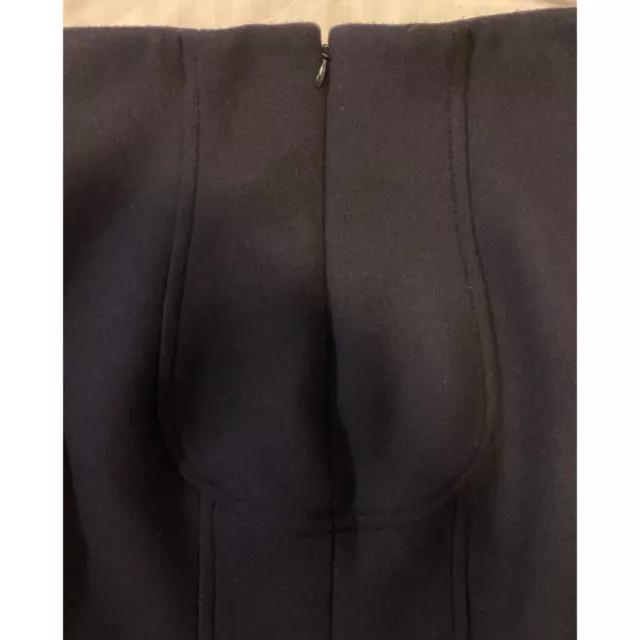 $525 NWT Marc Jacobs 0 XS Wool Felt Pencil Skirt Stretch High Waist Wiggle 3