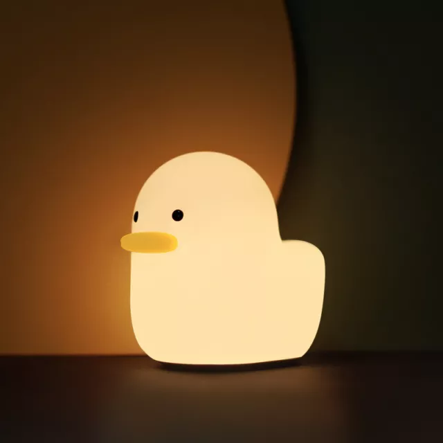 Cute 3D Duck Led Night Light Baby Children Toddler Nursery Lamp Touch Control AU