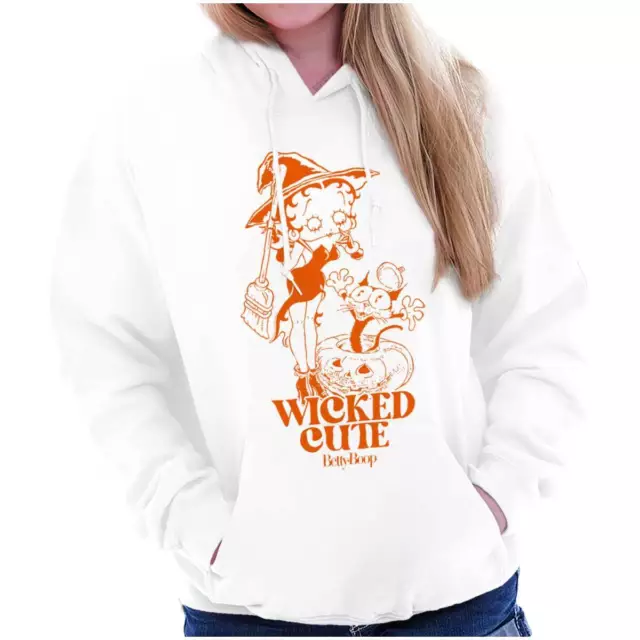 Halloween Betty Boop Wicked Cute Hoodie Sweatshirt Women