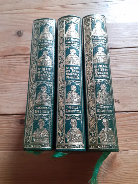 Le décaméron en 3 volumes . Boccace. Jean de Bonnot, 1971.