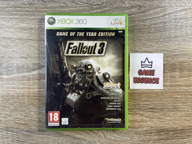Fallout 3 Game Of The Year Edition Xbox 360 PAL FR GOTY Bethesda Series S X III