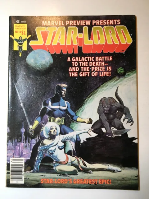 MARVEL PREVIEW PRESENTS STAR-LORD #14  (1977) Comic Magazine, VG+