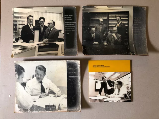 VINTAGE UPC IBM INTERNATIONAL BUSINESS MACHINES HISTORY GEORGE LAURER Bar Code