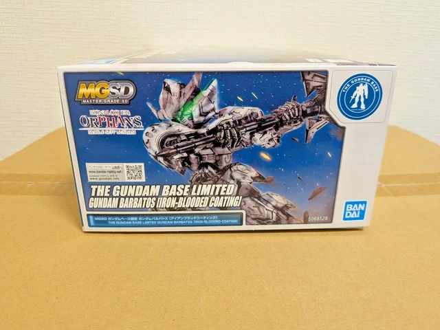 MGSD GUNDAM BARBATOS Iron Blooded Coating Gundam Base Limited Model Kit ...