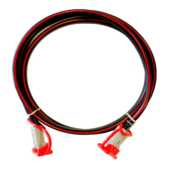 12 volt Extension x 3m - 8 B&S Dual Core 50amp Anderson Plug to 50amp Anderson