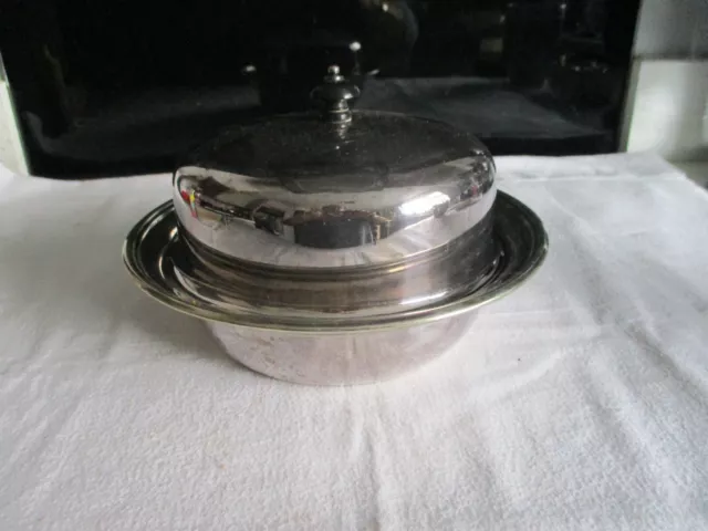 Vintage Silver Plate Serving Dish - Food Warmer