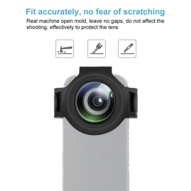 Cubierta protectora de tapa protectora de lente de actualización para cámara Insta360 ^ One X3 Y8J3