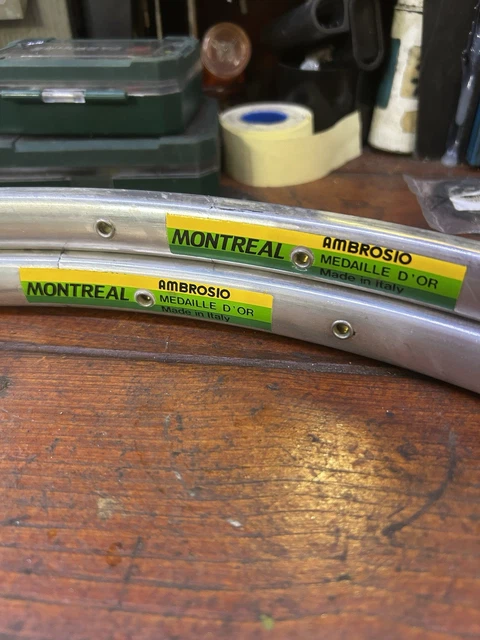 VINTAGE COPPIA RUOTE Campagnolo Super Record Nisi Tubolare L'Eroica