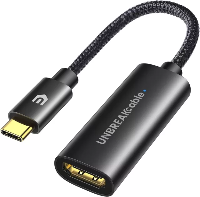 UNBREAKcable USB C to HDMI Adapter, Type C to HDMI Adapter 4K@60Hz [Thunderbolt