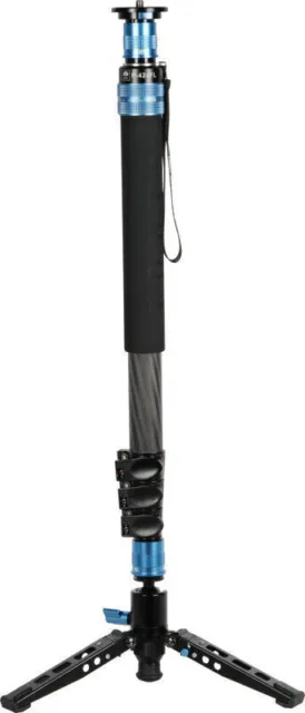 SIRUI P-424FL 10 layer Carbon Fibre Travel Monopod with Stand Lightweight