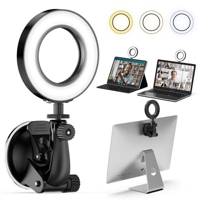 VIDEO CONFERENCE LIGHTING Kit LED Ring Selfie Light for Zoom Meetings