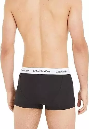 Calvin Klein Boxershorts Unterwäsche Herren Calvin Klein TRUNK 3er Pack, schwarz 3