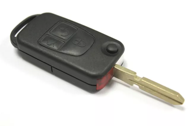 RFC 3 bouton flip key case pour Mercedes Classe V W638 Télécommande 1996 - 2003 2