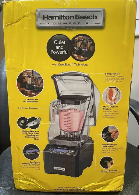 NEW Hamilton Beach HBH755-CE Eclipse High Performance Commercial Blender - 110V