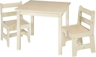 WOLTU Set di mobili per bambini tavolo e 2 sedie Legno Scrivania Tavolo Multiuso