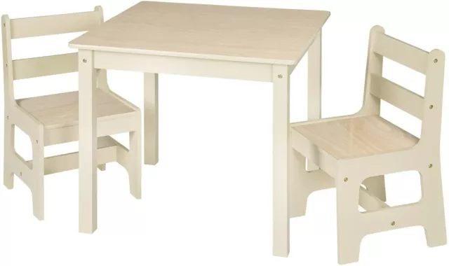 WOLTU Set di mobili per bambini tavolo e 2 sedie Legno Scrivania Tavolo Multiuso