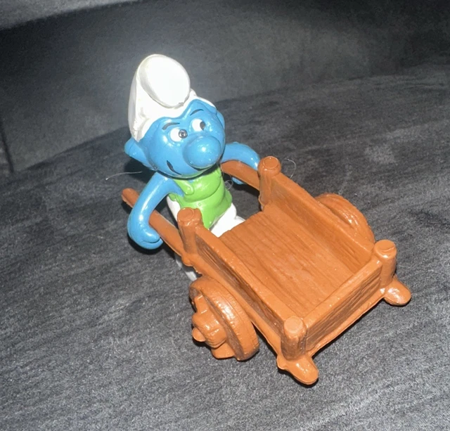 Figurine Schleich Smurf (Schtroumpf) Avec Brouette - Référence 40206, Neuve, Collection